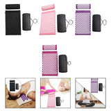 Maxbell Acupressure Mat and Pillow Set Premium Accupressure Pad for Leg Hip Shoulder Black