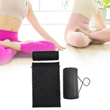 Maxbell Acupressure Mat and Pillow Set Premium Accupressure Pad for Leg Hip Shoulder Black