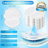 Maxbell Armpit Sweat Pads All Day Protection Portable for Travel Workplace Interview 100pcs