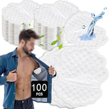 Maxbell Armpit Sweat Pads All Day Protection Portable for Travel Workplace Interview 100pcs