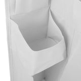 Maxbell Hanging Diaper Organizer Storage Bag Diaper Stacker for Bedroom Newborn Baby Gray