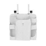 Maxbell Hanging Diaper Organizer Storage Bag Diaper Stacker for Bedroom Newborn Baby Gray