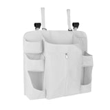 Maxbell Hanging Diaper Organizer Storage Bag Diaper Stacker for Bedroom Newborn Baby Gray