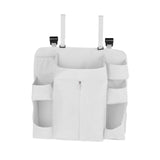 Maxbell Hanging Diaper Organizer Storage Bag Diaper Stacker for Bedroom Newborn Baby Gray