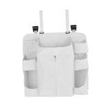 Maxbell Hanging Diaper Organizer Storage Bag Diaper Stacker for Bedroom Newborn Baby Gray