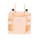 Maxbell Hanging Diaper Organizer Storage Bag Diaper Stacker for Bedroom Newborn Baby Beige