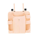 Maxbell Hanging Diaper Organizer Storage Bag Diaper Stacker for Bedroom Newborn Baby Beige