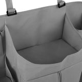 Maxbell Hanging Diaper Organizer Storage Bag Diaper Stacker for Bedroom Newborn Baby Dark Gray