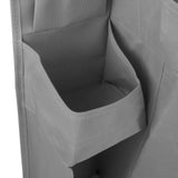 Maxbell Hanging Diaper Organizer Storage Bag Diaper Stacker for Bedroom Newborn Baby Dark Gray