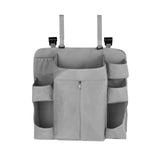 Maxbell Hanging Diaper Organizer Storage Bag Diaper Stacker for Bedroom Newborn Baby Dark Gray