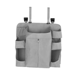 Maxbell Hanging Diaper Organizer Storage Bag Diaper Stacker for Bedroom Newborn Baby Dark Gray