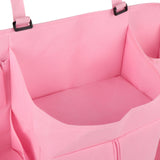 Maxbell Hanging Diaper Organizer Storage Bag Diaper Stacker for Bedroom Newborn Baby Pink