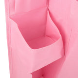 Maxbell Hanging Diaper Organizer Storage Bag Diaper Stacker for Bedroom Newborn Baby Pink