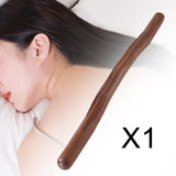 Maxbell Wood Massager Stick Smooth Scraping Handheld Body Massager for Neck Leg Body