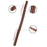Maxbell Wood Massager Stick Smooth Scraping Handheld Body Massager for Neck Leg Body