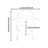 Maxbell Face Mask with Brim Reusable Portable Face Covering for Beach Travel Outdoor gray