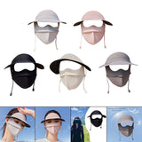 Maxbell Face Mask with Brim Reusable Portable Face Covering for Beach Travel Outdoor gray