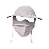 Maxbell Face Mask with Brim Reusable Portable Face Covering for Beach Travel Outdoor gray