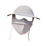 Maxbell Face Mask with Brim Reusable Portable Face Covering for Beach Travel Outdoor gray