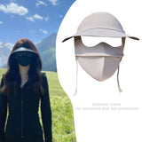 Maxbell Face Mask with Brim Reusable Portable Face Covering for Beach Travel Outdoor gray