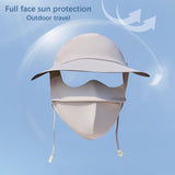 Maxbell Face Mask with Brim Reusable Portable Face Covering for Beach Travel Outdoor gray