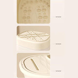 Maxbell Foot Bath Tub Basin Folding Foot Bath Bucket for Home Mobile Phone Holder White