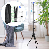 Maxbell IV Pole Foldable Adjustable Height for Bed Families Service Center Household With Basket