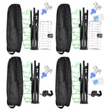 Maxbell IV Pole Foldable Adjustable Height for Bed Families Service Center Household With Basket