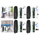 Maxbell IV Pole Foldable Adjustable Height for Bed Families Service Center Household With Basket