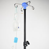 Maxbell IV Pole Foldable Adjustable Height for Bed Families Service Center Household With Basket