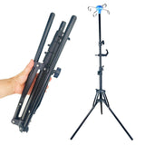 Maxbell IV Pole Foldable Adjustable Height for Bed Families Service Center Household With Basket