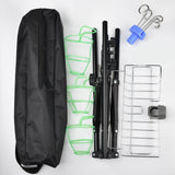 Maxbell IV Pole Foldable Adjustable Height for Bed Families Service Center Household With Basket Alarm