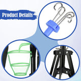 Maxbell IV Pole Foldable Adjustable Height for Bed Families Service Center Household With Hook