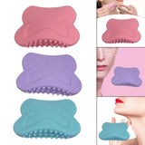 Maxbell Gua Sha Tool AntiSlip Portable Silicone Guasha Board for Traveling Women SPA Pink
