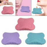 Maxbell Gua Sha Tool AntiSlip Portable Silicone Guasha Board for Traveling Women SPA Pink