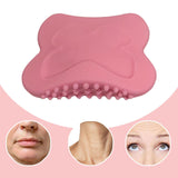 Maxbell Gua Sha Tool AntiSlip Portable Silicone Guasha Board for Traveling Women SPA Pink