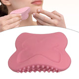 Maxbell Gua Sha Tool AntiSlip Portable Silicone Guasha Board for Traveling Women SPA Pink