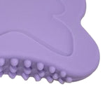 Maxbell Gua Sha Tool AntiSlip Portable Silicone Guasha Board for Traveling Women SPA Purple