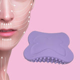 Maxbell Gua Sha Tool AntiSlip Portable Silicone Guasha Board for Traveling Women SPA Purple