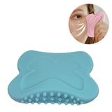 Maxbell Gua Sha Tool AntiSlip Portable Silicone Guasha Board for Traveling Women SPA Blue