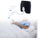 Maxbell Male Urine Bag Collector Bedridden Urinary Drainage Bag Home Wearable Urinal L