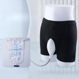 Maxbell Male Urine Bag Collector Bedridden Urinary Drainage Bag Home Wearable Urinal L
