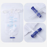 Maxbell Male Urine Bag Collector Bedridden Urinary Drainage Bag Home Wearable Urinal XL