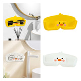 Maxbell Sunglasses Organizer Wall Mount Modern Case for Home Decor Entryway Bathroom yellow