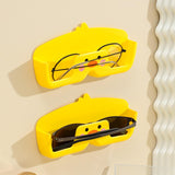 Maxbell Sunglasses Organizer Wall Mount Modern Case for Home Decor Entryway Bathroom yellow