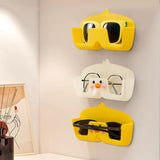 Maxbell Sunglasses Organizer Wall Mount Modern Case for Home Decor Entryway Bathroom yellow