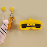 Maxbell Sunglasses Organizer Wall Mount Modern Case for Home Decor Entryway Bathroom yellow