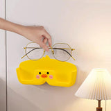 Maxbell Sunglasses Organizer Wall Mount Modern Case for Home Decor Entryway Bathroom yellow