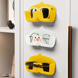 Maxbell Sunglasses Organizer Wall Mount Modern Case for Home Decor Entryway Bathroom white