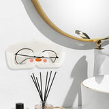 Maxbell Sunglasses Organizer Wall Mount Modern Case for Home Decor Entryway Bathroom white